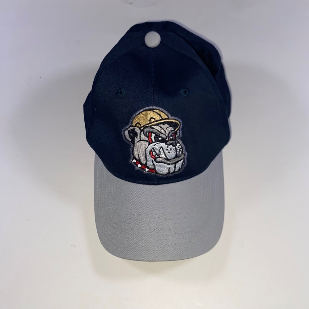 Outdoor Cap Navy Grey Bulldog Hard Hat‎ Construction Baseball Hat One Size - Picture 2 of 5